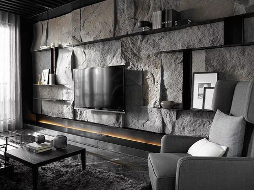 室內設計裝飾材料055 新型石材 人造材料pu墻石